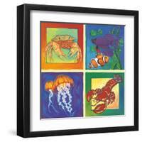 Sea Life Panel I-Scott Westmoreland-Framed Art Print