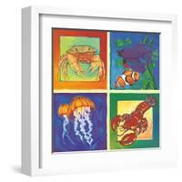 Sea Life Panel I-Scott Westmoreland-Framed Art Print