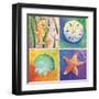 Sea Life Panel II-Scott Westmoreland-Framed Art Print