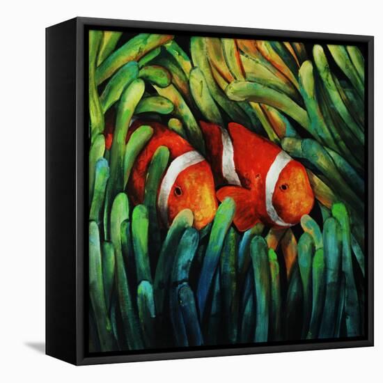 Sea Life-Sydney Edmunds-Framed Stretched Canvas