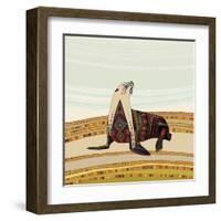 Sea Lion-Sharon Turner-Framed Art Print