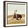 Sea Lion-Sharon Turner-Framed Art Print