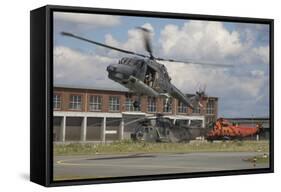 Sea Lynx and Sea King Helicopters of the German Navy-null-Framed Stretched Canvas