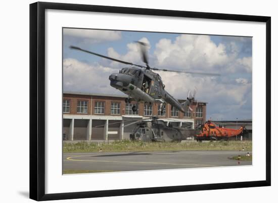Sea Lynx and Sea King Helicopters of the German Navy-null-Framed Photographic Print