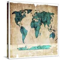 Sea Map I-LightBoxJournal-Stretched Canvas