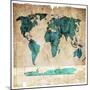 Sea Map I-LightBoxJournal-Mounted Premium Giclee Print