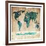 Sea Map I-LightBoxJournal-Framed Giclee Print