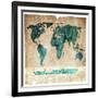 Sea Map I-LightBoxJournal-Framed Giclee Print