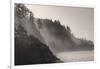 Sea mist rises along Indian Beach at Ecola State Park in Cannon Beach, Oregon, USA-Chuck Haney-Framed Photographic Print