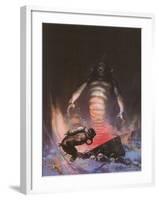 Sea Monster (cover art for Eerie #3 and Creepy #97)-Frank Frazetta-Framed Art Print