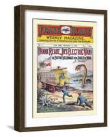 Sea Monster Dime Novel Cover-Joseph Lovece-Framed Art Print