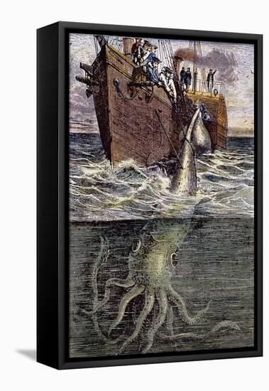 Sea Monster-null-Framed Stretched Canvas