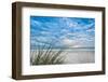Sea Oat Curl of Sunset-Mary Lou Johnson-Framed Photo