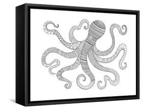 Sea Octopus-Neeti Goswami-Framed Stretched Canvas