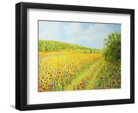 Sea Of Blossom-kirilstanchev-Framed Art Print