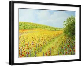 Sea Of Blossom-kirilstanchev-Framed Art Print