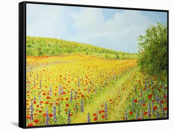 Sea Of Blossom-kirilstanchev-Framed Stretched Canvas