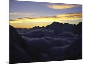 Sea of Clouds Over Pumori-Michael Brown-Mounted Premium Photographic Print