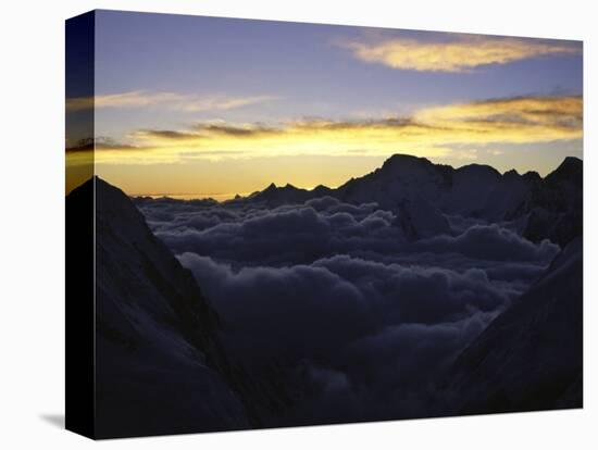 Sea of Clouds Over Pumori-Michael Brown-Stretched Canvas