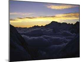 Sea of Clouds Over Pumori-Michael Brown-Mounted Photographic Print