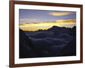 Sea of Clouds Over Pumori-Michael Brown-Framed Photographic Print