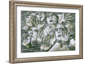 Sea of Faces 2, 1984-Evelyn Williams-Framed Giclee Print