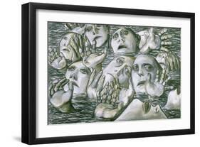 Sea of Faces 2, 1984-Evelyn Williams-Framed Giclee Print