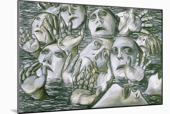 Sea of Faces 2, 1984-Evelyn Williams-Mounted Giclee Print