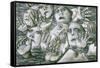 Sea of Faces 2, 1984-Evelyn Williams-Framed Stretched Canvas