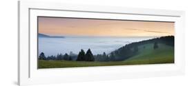 Sea of Fog, View from Schauinsland Mountain, Black Forest, Baden Wurttemberg, Germany, Europe-Markus Lange-Framed Photographic Print