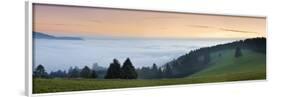 Sea of Fog, View from Schauinsland Mountain, Black Forest, Baden Wurttemberg, Germany, Europe-Markus Lange-Framed Photographic Print