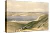 Sea of Galilee or Genezareth, Looking Towards Bashan, April 21st 1839, Pub. 1842-David Roberts-Stretched Canvas