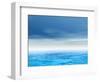Sea or Ocean Water Waves and Sky Cloudscape-bestdesign36-Framed Photographic Print