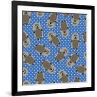 Sea Otters-Joanne Paynter Design-Framed Giclee Print