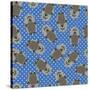 Sea Otters-Joanne Paynter Design-Stretched Canvas