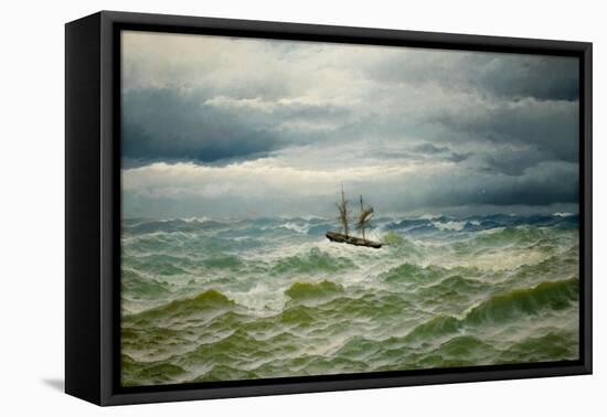 Sea-Piece, 1882-David James-Framed Stretched Canvas