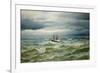 Sea-Piece, 1882-David James-Framed Giclee Print