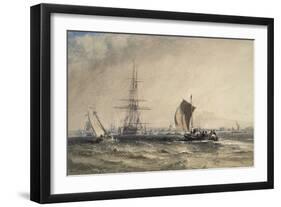 Sea Piece-George the Elder Chambers-Framed Giclee Print