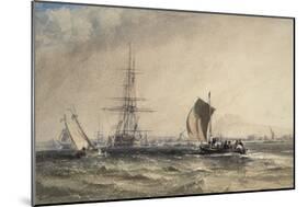 Sea Piece-George the Elder Chambers-Mounted Giclee Print