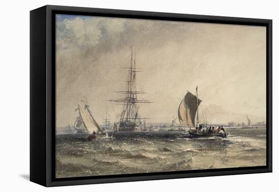 Sea Piece-George the Elder Chambers-Framed Stretched Canvas