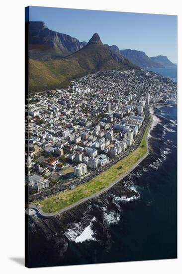 Sea Point Promenade, Lion's Head, Cape Town, South Africa-David Wall-Stretched Canvas