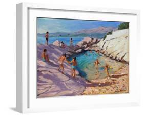 Sea Pool, Croatia-Andrew Macara-Framed Giclee Print