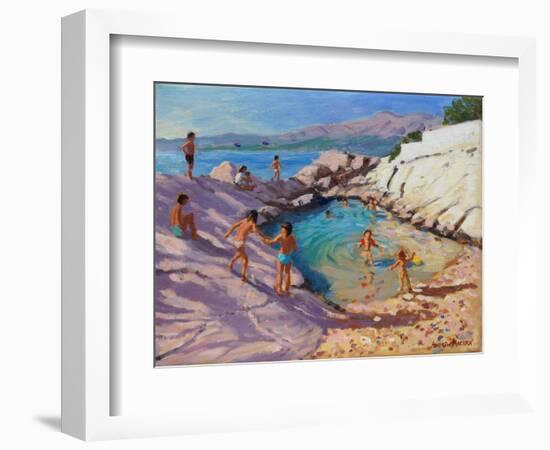 Sea Pool, Croatia-Andrew Macara-Framed Giclee Print