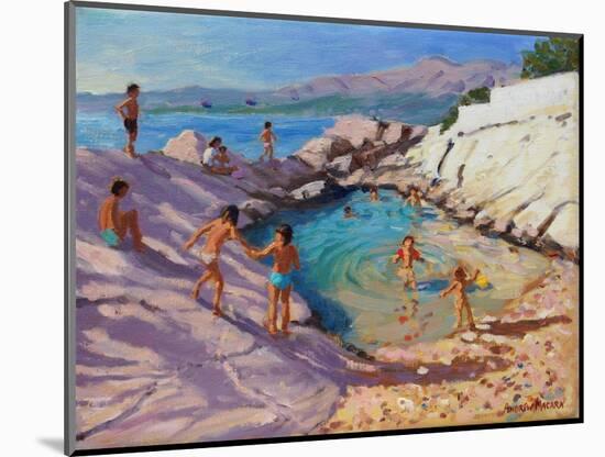 Sea Pool, Croatia-Andrew Macara-Mounted Giclee Print