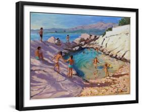 Sea Pool, Croatia-Andrew Macara-Framed Giclee Print