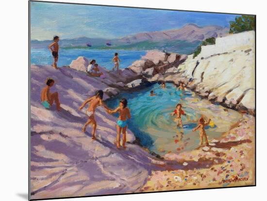 Sea Pool, Croatia-Andrew Macara-Mounted Giclee Print