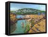 Sea Pool, Looe, 2013-Andrew Macara-Framed Stretched Canvas