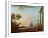 Sea Port, Sunrise, 1757-Claude Joseph Vernet-Framed Giclee Print