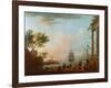 Sea Port, Sunrise, 1757-Claude Joseph Vernet-Framed Giclee Print