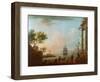 Sea Port, Sunrise, 1757-Claude Joseph Vernet-Framed Giclee Print